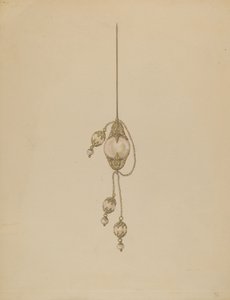 Hårdekoration, ca. 1937. af Melita Hofmann