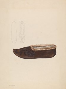 Hjemmesko, ca. 1936. af Melita Hofmann