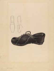 Kvindetræsko, ca. 1936. af Melita Hofmann
