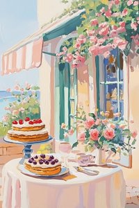Fransk dessertcafé