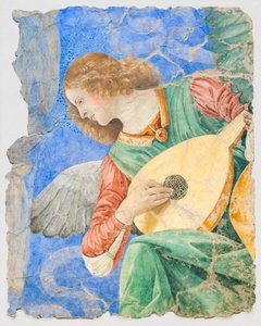 Musikskabende engle, omkring 1480 af Melozzo da Forli