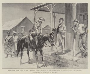 Messenger med nyheder om Dr. Jamesons nederlag hviler i Chapman
