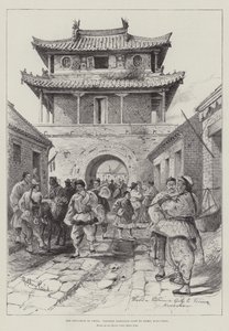 Situationen i Kina, vestlige indgangsport til Tsimo, Kiao-Chau af Melton Prior
