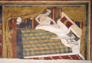 Scene af ægteskab, ca 1306 af Memmo di Filippuccio