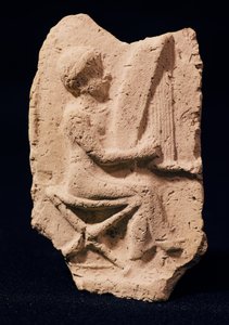 Harpespiller, 1830-1600 f.Kr af Mesopotamian