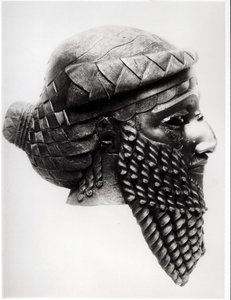 Leder af Sargon I (ca. 2334-2279 f.Kr.) 2400-2200 f.Kr. (kobber) (se også 189592)