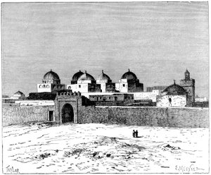Sværdenes moske, Kairwan, c1890