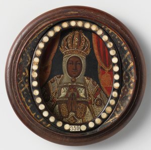 Sort Madonna, anonym, 1650-99 af Mexican School
