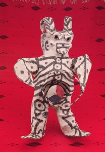 Day of the Dead figur, fra Oaxaca (papier mache) af Mexican School