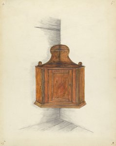 Hjørneskab, ca. 1953. af Meyer Goldbaum