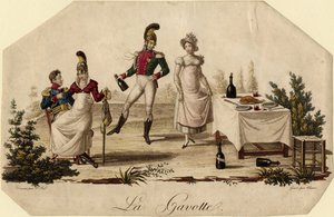 Gavotte, ca. 1815 af Meynier Saint Fal