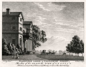 Wakefield Lodge i Whitlebury Forest, Northamptonshire, 1774 af Michael Angelo Rooker
