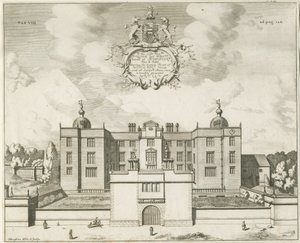 Beaudesert Hall and Park: copper plate engraving, nd [1653-1686] dani af Michael Burghers