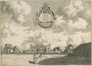 Bentley Hall: copper-plate engraving, nd [1653 - 1686] dani af Michael Burghers