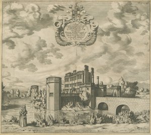 Caverswall Castle: kobberpladegravering, nd [1653-1686] (tryk) af Michael Burghers
