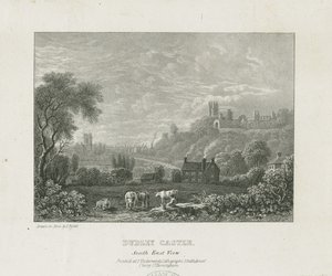 Dudley Castle: kobberpladegravering, nd [1653-1686] (tryk) af Michael Burghers