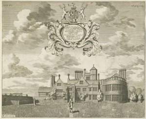Fisherwick Hall: kobberpladegravering, nd [1653-1686] (tryk) af Michael Burghers