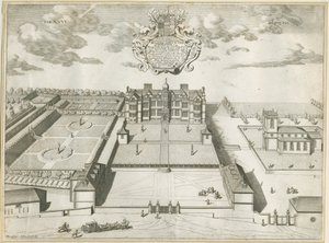 Ingestre Hall: copper-plate engraving, nd [1653-1686] dani af Michael Burghers