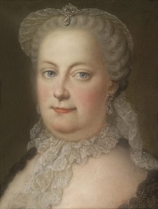 Portræt af kejserinde Maria Theresia af Østrig 1717-1780, 1762