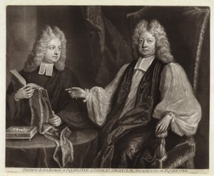 Portræt af Thomas Brisling og søn af Michael Dahl