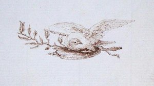 Tegning fra Michael Faradays scrapbog (pen & blæk på papir) af Michael Faraday