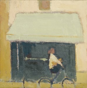Cykel og baguetter, 2017 (olie på linned)