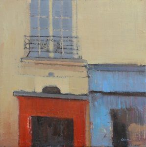 Colours of Paris, 2016 (olie på linned) af Michael G. Clark