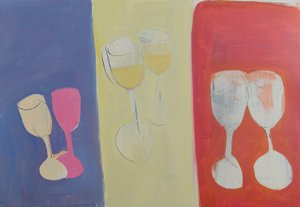 Memories of France, 2016 (blandede medier) af Michael G. Clark