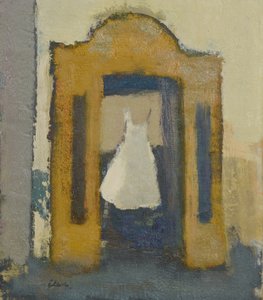 Wedding Dress Turin, 2017 (olie på linned)