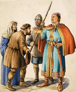 Henrik II lytter til en ydmyg undersåts klage