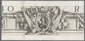 Belejringen af La Rochelle: Tavle 2, 1628-1630. af Michael Lasne