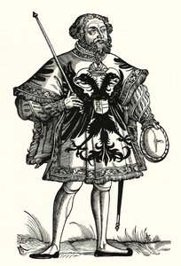 En tysk kejserlig Herald (gravering)