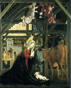 Fødselsaltertavle af kirken St. Wolfgang im Salzkammergut, 1481