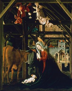Fødsel, fra St. Wolfgang altertavle