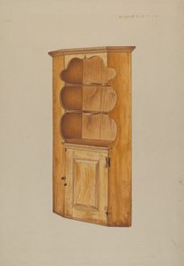 Hjørneskab, ca. 1938. af Michael Riccitelli