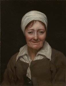 Head of a Woman, ca. 1654 (olie på panel) af Michael Sweerts