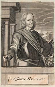 Oberst John Hewson, ca. 1647 (gravering) af Michael Vandergucht