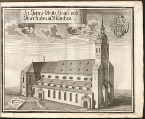 Tysk: St Peters Gotts Hauß og sognekirker i München