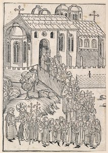 Kristus hilser en pilgrim, c1491