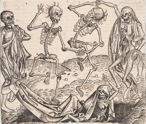 Dødedansen fra Schedels Chronicle of the World