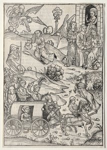 Der Schatzbehalter: The Return of Tobias to Tobit, The Arrival of Tobias Wife..., 1491.
