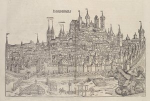 Nürnberg, 1493. af Michael Wolgemut