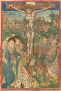 Korsfæstelsen med den hellige Maria Magdalena af Michael Wolgemut