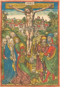 Korsfæstelsen med den hellige Maria Magdalena af Michael Wolgemut