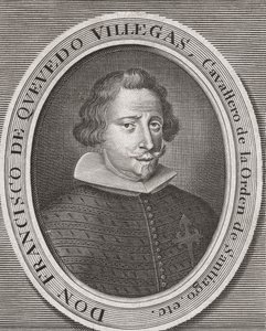 Francisco Gómez de Quevedo og Santibáñez Villegas. af Michael van der (after) Gucht