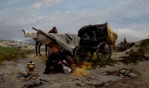Hvil fra rejsen af Michal Pawel Gorstkin Wywiórski