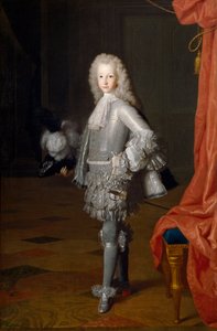 ""Portræt af Ludvig I af Spanien (1707-1724)"" (Louis I som Prins af Asturien) Maleri af Michelangelo Houasse (1680-1730) 1717 Dim 172x112 cm Museo del Prado, Madrid