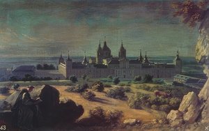 Det kongelige kloster San Lorenzo, El Escorial. Omkring 1722