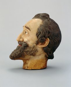 Portræthoved af Henrik IV af Frankrig, ca. 1610 (voks) (se også 312106 og 312138)