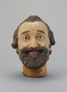Portræthoved af Henrik IV af Frankrig, ca. 1610 (voks) (se også 312106 og 312139)